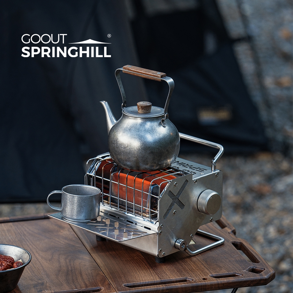 Springhill 3-in-1 เครื่องย่างและปรุงอาหารพกพาสำหรับแคมปิงและบ้าน