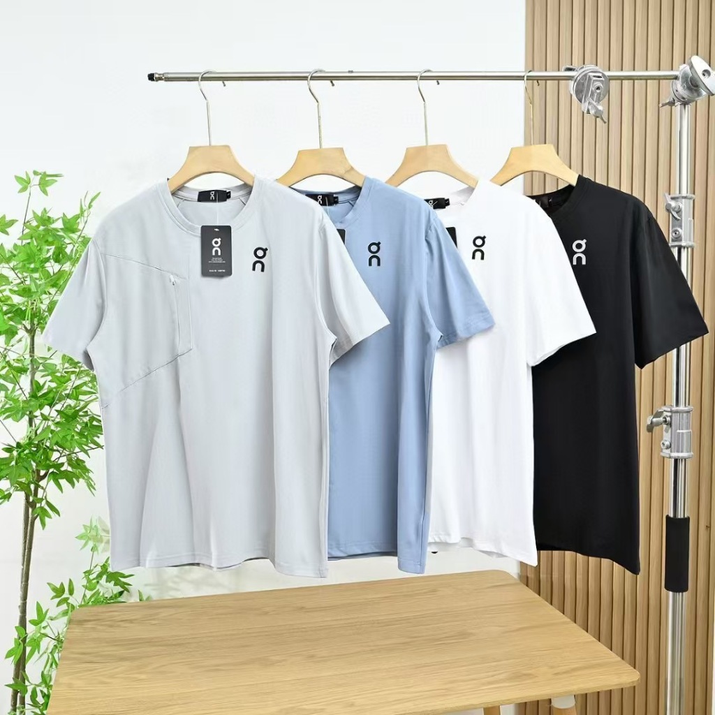 On Cloudtilt Club-T แขนสั้นกลางแจ้งแห้งเร็ว สบาย ๆ ระบายอากาศกีฬาชายและหญิง T-shirt