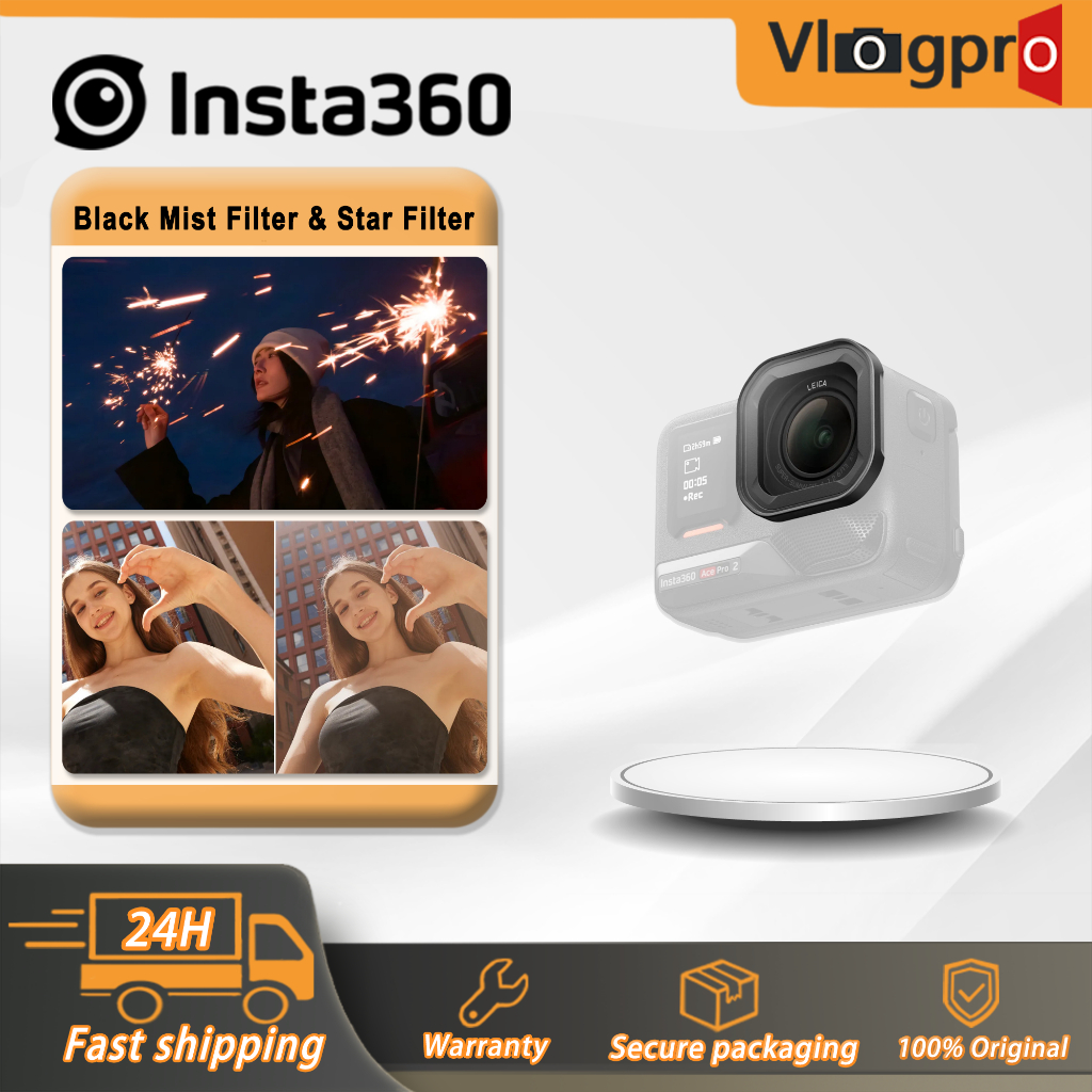 Insta360 Black Mist Filter/Star Filter สําหรับ Insta360 Ace Pro 2-Filter อุปกรณ์เสริม