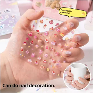 มากกว่า 1000 ชิ้น Mini Deco สติกเกอร์หนังสือน่ารัก Bow Knot Emoji สติกเกอร์โทรศัพท์เล็บ Journal ตกแต่งสติกเกอร์กันน้ํา DIY Collage