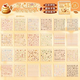 มากกว่า 1000 ชิ้น Mini Deco สติกเกอร์หนังสือน่ารัก Bow Knot Emoji สติกเกอร์โทรศัพท์เล็บ Journal ตกแต่งสติกเกอร์กันน้ํา DIY Collage