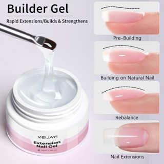 XEIJAYI 30ml-X001 โปร่งใสเล็บเจลเล็บขยายเล็บชิ้นทนทานเหมาะสํ…