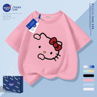 [จัดส่งภายในวันเดียว] เสื้อยืดผ้าฝ้ายแท้ ไซส์ใหญ่สำหรับทั้งช…