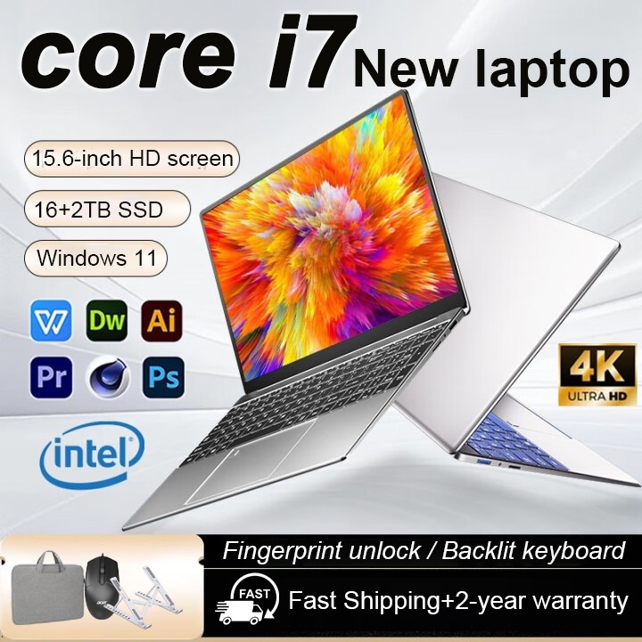 [ในสต็อก] ใหม่ Intel Core i7 10th ตัวแทนHD 15.6 นิ้วแล็ปท็อป, 16GB+1TB SSD, ปลดล็อคลายนิ้วมือ, สํานักงาน/เกม/ออกแบบ + รับประกัน 2 ปี