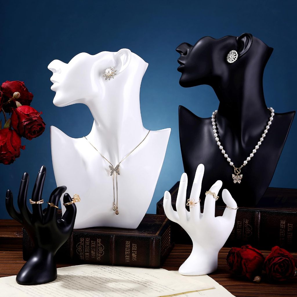 [ลดราคาพิเศษ]ขาตั้งโชว์วงแหวนพลาสติก ที่วางโชว์อัญมณี หุ่นมือ รุ่นมือหญิงเรียบสําหรับองค์กรและจัดเก็บ - รูปที่ 2