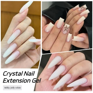 XEIJAYI 30ml-X003 เจลต่อเล็บสีขาวนม เหมาะสำหรับร้านทำเล็บและงาน DIY ที่บ้าน