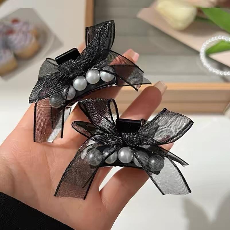 กิ๊บติดผมแบบเจ้าหญิงพร้อมโบว์ ดีไซน์คลิปสำหรับทรงผมหน้าม้า - รูปที่ 6