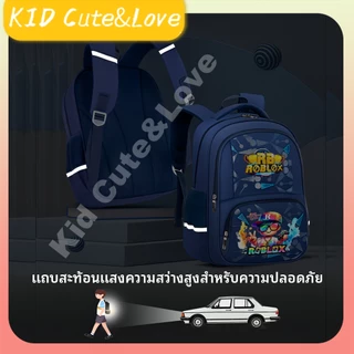 45ซม. Roblox กระเป๋านักเรียนประถมผู้ชายกันน้ำ ลดภาระของเด็กและปกป้องกระดูกสันหลัง กระเป๋านักเรียนชาย