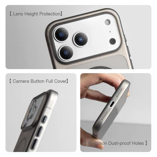 Sanptoch สําหรับแม่เหล็ก Ultra Slim Matte เคสโทรศัพท์สําหรับ iPhone 17 16 15 14 13 Pro Max Thin & Light Frostend ฝาหลังสําหรับ iPhone 17 Air 16 15 14 Plus ปลอกป้องกันผิว