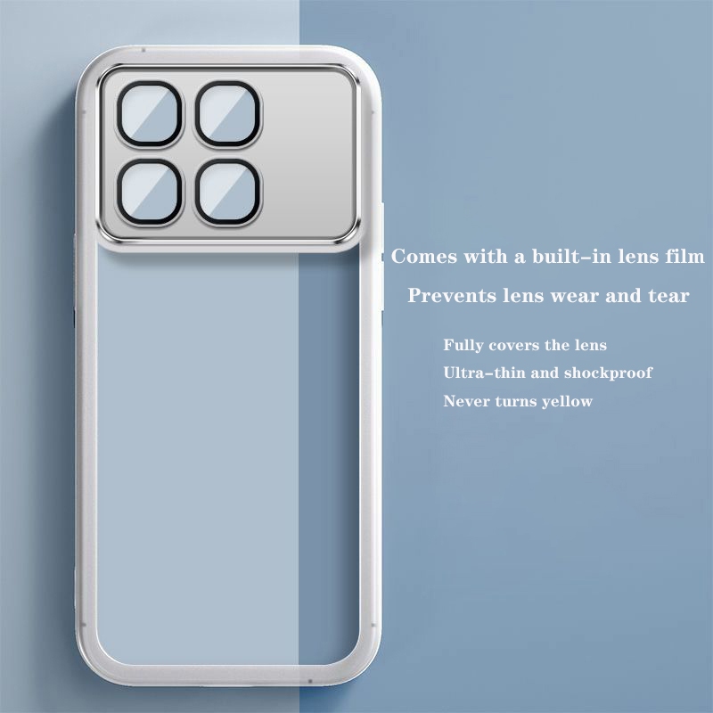 สําหรับRedmi K70 Pro K70 Ultra K70E K80 Pro K80 Ultra K90 Pro Maxเคสโทรศัพท์ครอบคลุมเลนส์Luxury Clea