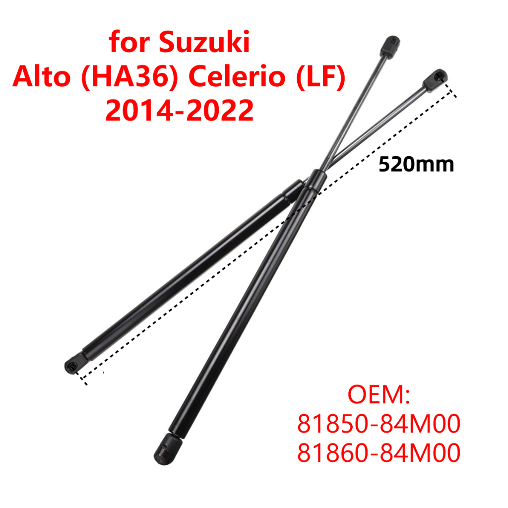 สําหรับ Suzuki Alto (HA36) Celerio (LF) 2014-2022 รถด้านหลัง Tailgate ฝาปิดแก๊ส Strut Spring Shock Damper Lift สนับสนุน Rod Bars
