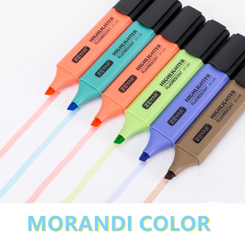 ปากกาเน้นข้อความ พาสเทล มีให้เลือก 18 สี