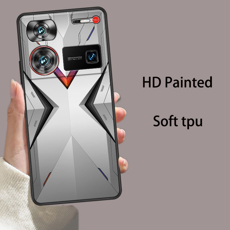 สําหรับ Nubia Z60 Ultra สําหรับ Nubia Z60 Ultra Leading ซิลิโคนโปร่งใสกรณีฝาครอบโทรศัพท์ Z60Ultra กา