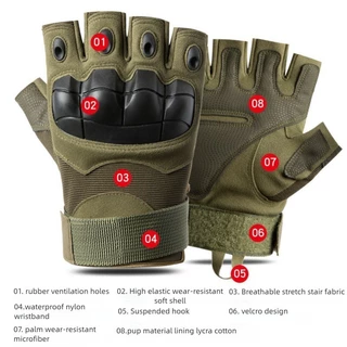 COD)🔥จัดส่งจากกรุงเทพฯ🔥ARTEX ST-60 ถุงมือ Half Finger Softshell กันกระแทกถุงมือปั่นจักรยานสำหรับกิจกรรมกลางแจ้ง
