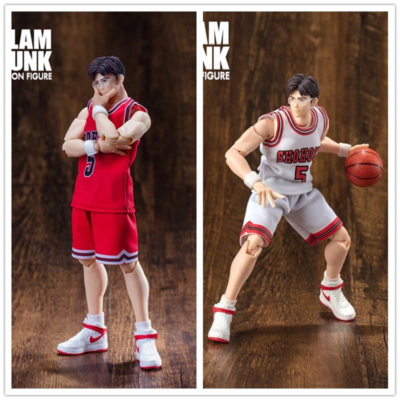 Dasheng Model Slam Dunk Xiangbei Team Mumu Gongyeon No. 5 Super Action Figure SLAMDUNK เสื้อผ้าสีขาวสีแดง