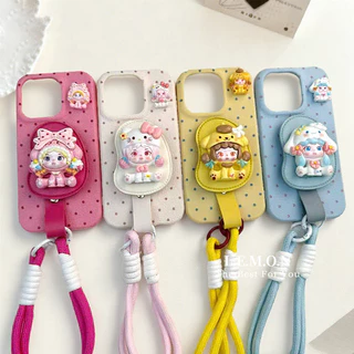 🚀Fast shipping🍭ตุ๊กตาหนังวงเล็บสามมิติสําหรับ iPhone กรณี 17promax 16pro 16plus 15plus 15 15promax 14promax 13pro 13promax 12 12pro 11 11promax 7p xr 7 xsmax 14plus