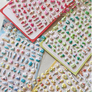 โอยา | Mini Foam Sticker 3d Cartoon Animal Handbook ccd สติ๊กเกอร์ตกแต่งโทรศัพท์มือถือ