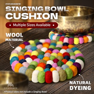 นำเข้าจากเนปาล เบาะรองขันทิเบต 24/26/28/40 ซม ทำจากขนแกะคุณภ…