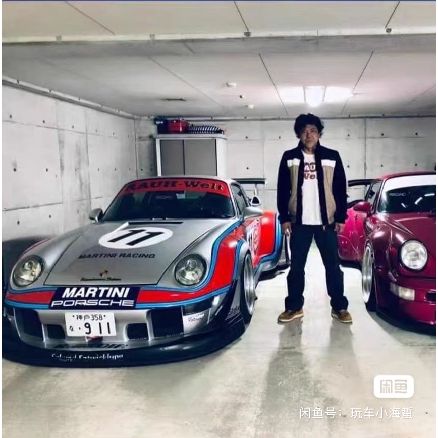 [ที่ยังไม่ได้เปิดใหม่เอี่ยม] FuelMe FuelMe Porsche 993 RWB Martini สติกเกอร์ปิดผนึกเปิดรถกล่องดีการว