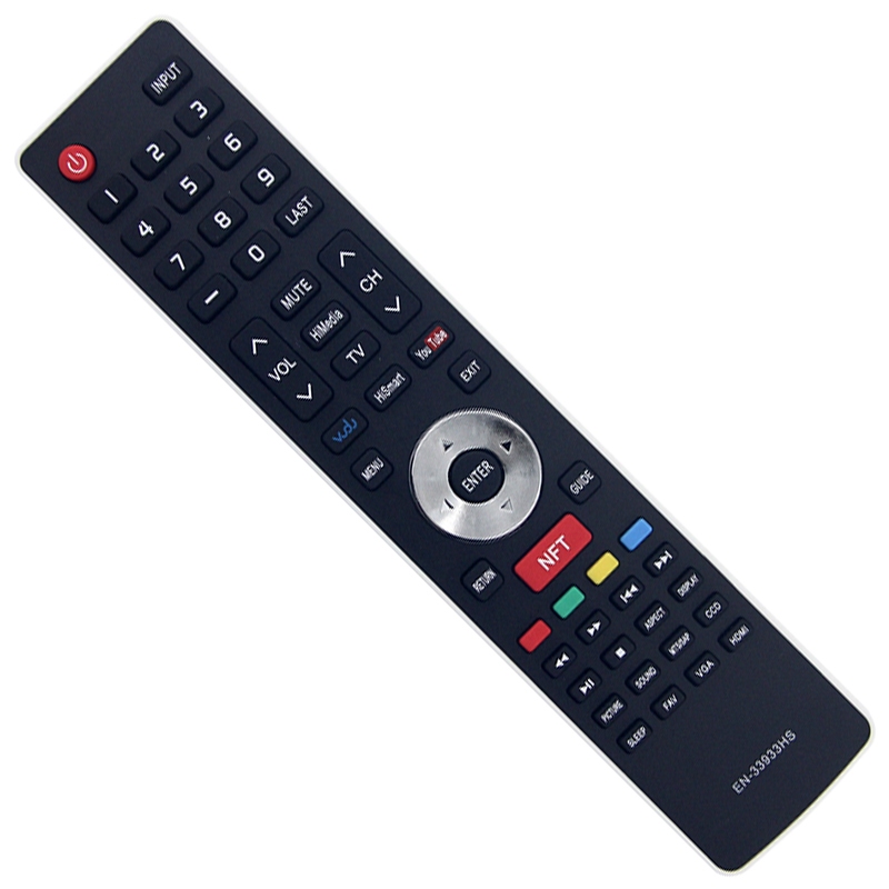 รีโมทคอนโทรลใหม่ EN-33933HS เข้ากันได้กับ Hisense TV 32K366W 40K366W 46K360M 50K366W 55K610GW L50K61