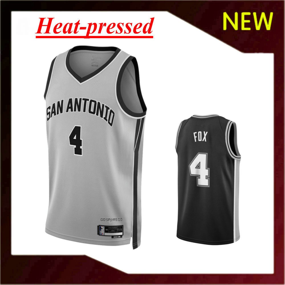 New Spurs 4# เสื้อ Deaaron Fox