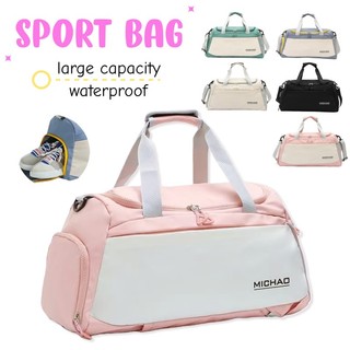 [Local Fast Ship]Fitness Bag Large Capacity Waterproof Universal Portable Travel Bag