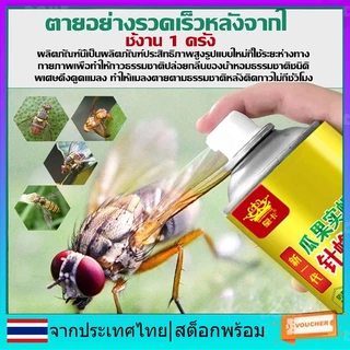 ใช้1ครั้ง ฆ่าแมลงวันได้100000ตัว สารล่อแมลงวันทอง เมทิลยูจินอล สเปรย์กาว 450ml ดักจับทอง กับดักแมลงวันทอง