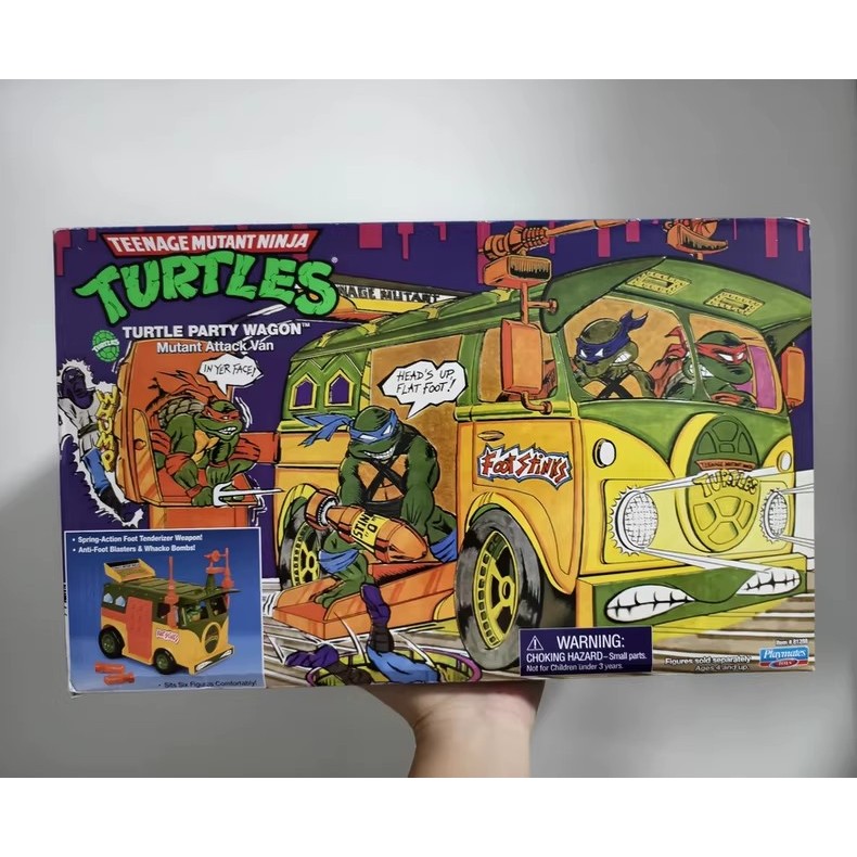 Playmates Teenage Mutant Ninja Turtles TMNT News Car 2021 Reissue Action Figure