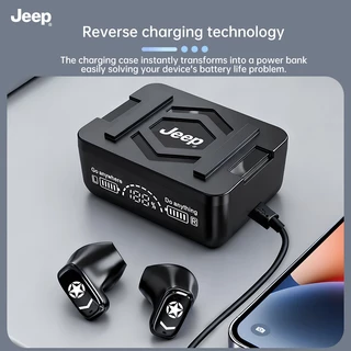 Jeep EW130 PRO หูฟังบลูทูธไร้สาย บลูทูธ6.0 เสียงดี HD Calls มี Powerbank พร้อมไมค์สำหรับ IOS Android