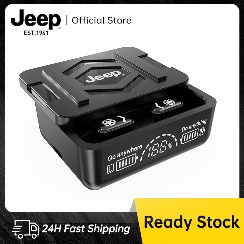 Jeep EW130 PRO หูฟังบลูทูธไร้สาย บลูทูธ6.0 เสียงดี HD Calls หูฟังเกมมิ่ง Powerba