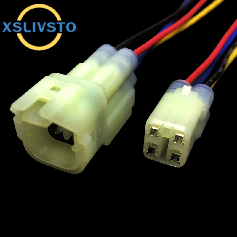 1 ชิ้น 4pin ปลั๊กขั้วต่อกันน้ําสําหรับรถยนต์และรถจักรยานยนต์, DJ7025F-2.2-11121 ถึง DJ7065F-2.2-1/21 CB500X HX090 G76