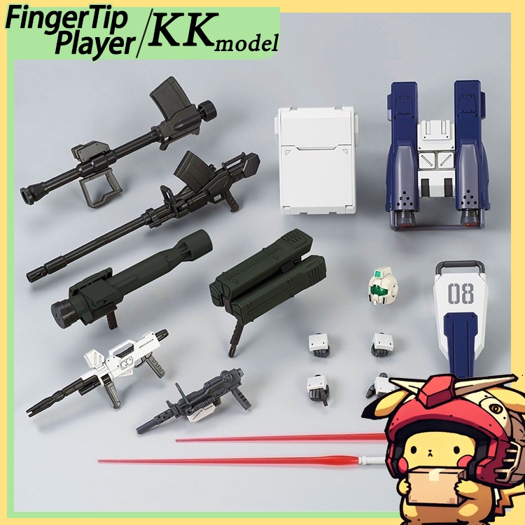 Kk Airborne Backpack rx78 พร้อมสติ๊กเกอร์น้ํา รวมถึงตัวเครื่อง +Jim Head Assembly Model DIY