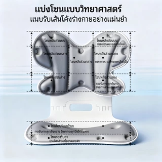 【BioVireo】เก้าอี้รองนั่งสุขภาพ พยุงเอวแบบไดนามิก เก้าอี้รองนั่ง รองรับสรีรศาสตร์ นั่งนานไม่ปวดหลัง ที่รองหลังพยุงเอว เหมาะสำหรับออฟฟิศ นักเรียน และใช้งานที่บ้าน