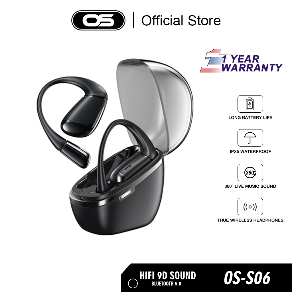 TWS ใหม่ เหมาะสำหรับเล่นเกมและเล่นกีฬา กันน้ำ หูฟัง Bluetooth 5.4 ไร้สาย  รองรับระบบปฏิบัติการ Android และ iOS