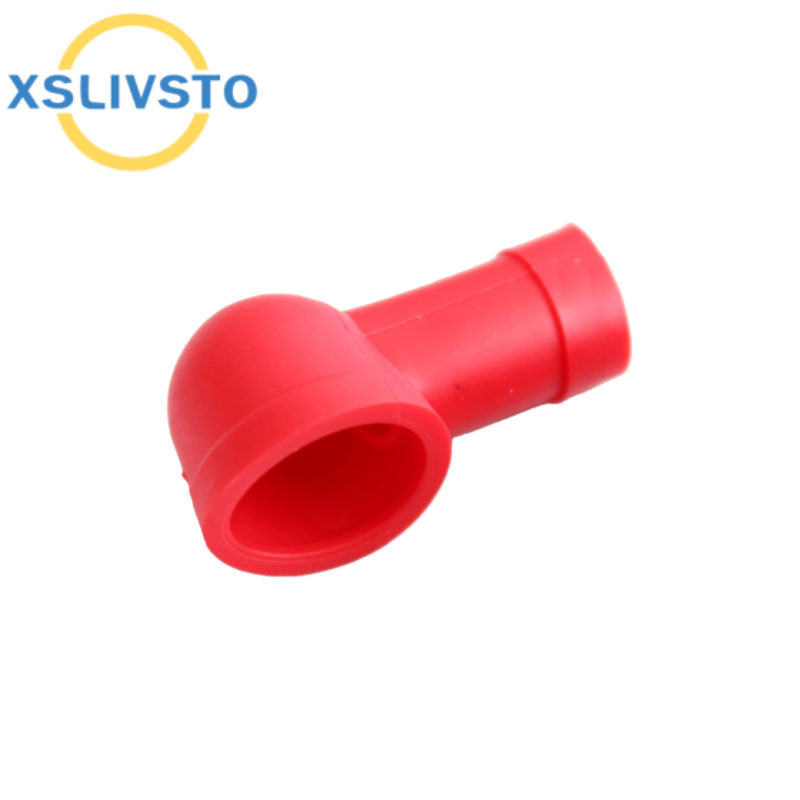 1 ชิ้นแบตเตอรี่ขั้วอิเล็กโทรดฝุ่นหมวกสีดําสีแดงท่อรูปยางแขนแบตเตอรี่ฝาครอบป้องกันทองแดงจมูกหมวก - รูปที่ 3