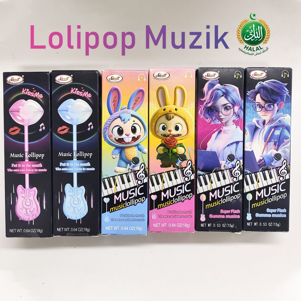 SWOOTMusical Lollipop, ลูกอมนําเข้าที่สร้างสรรค์, ของขวัญวันเกิด, ลูกอมผลไม้ฮาลาล, ของว่าง