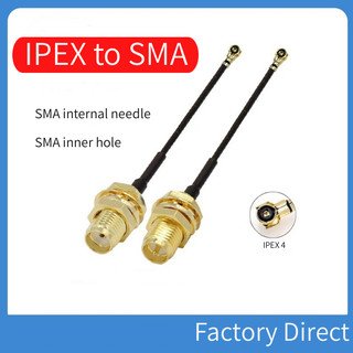IPEX4 ถึง SMA หญิง MHF4 RF สายผมเปียสายเสาอากาศสําหรับ M.2 NGFF