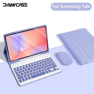 For Samsung Galaxy Tab Keyboard Case For A11 Plus S11 S9 FE Plus S10 FE A9 Plus S6 Lite 10.4 inch 2024 S10 Lite S10 Plus S7 S8 11 S7 Plus S7 FE S8 Plus 12.4 A8 10.5"  Tablet Cover