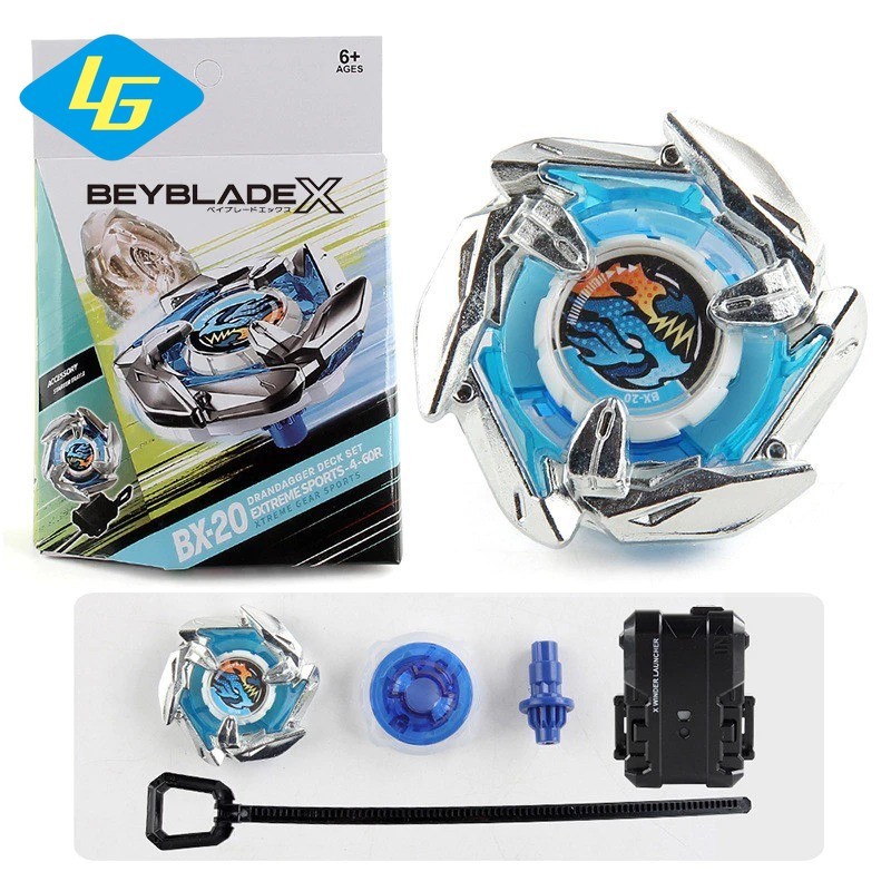 Beyblade Burst X BX-20 Drandagger Deck พร้อมชุด Launcher โลหะ Beyblade ทนทานของเล่นเด็กสําหรับของขวั