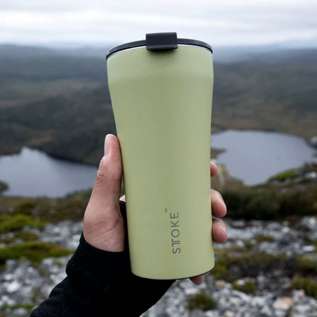 [ของแท้ สินค้าพร้อมส่ง] Muka STTOKE Outdoor Series Takeaway Ceramic Layered Liner Water Cup Assemble
