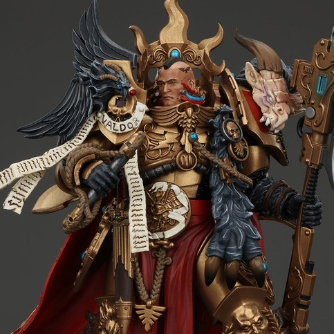 JOYTOY Legio Custodes Constantin Valdor, Captain-General of The Legio Custodes - Warhammer "The Horu