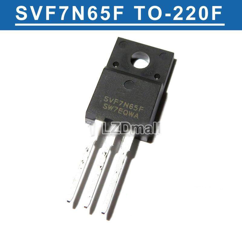 5 ชิ้น/10 ชิ้น SVF7N65F TO-220F 7A/650V N-Channel MOSFET ทรานซิสเตอร์ใหม่เดิม