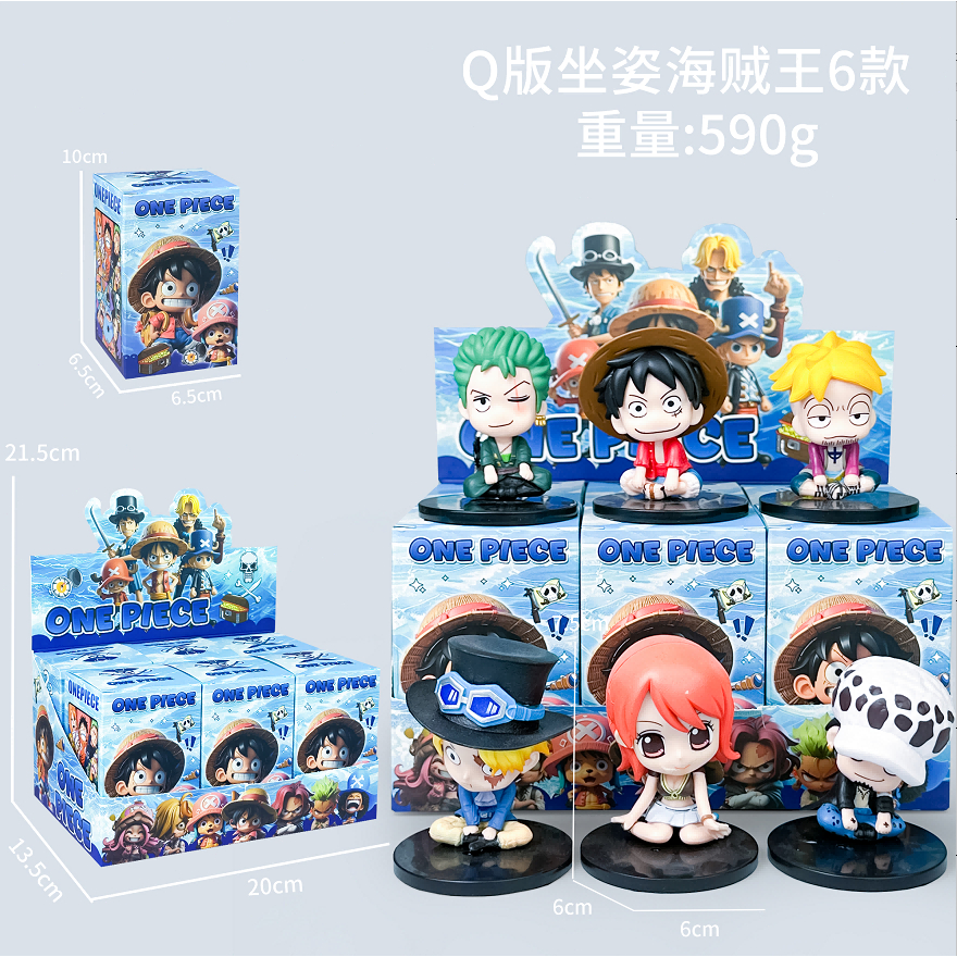 จัดส่งจากประเทศไทย6 ชิ้น/กล่อง One Piece Zoro Luffy รูปที่ 3