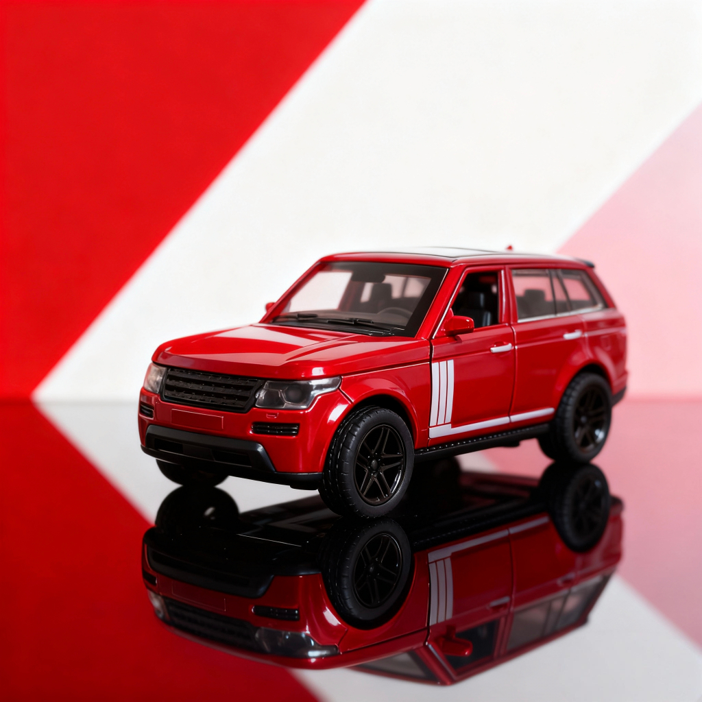 1:36 Land Rover Range Rover จําลองรถรุ่น Rebound ประตูของเล่นสะสมเครื่องประดับ