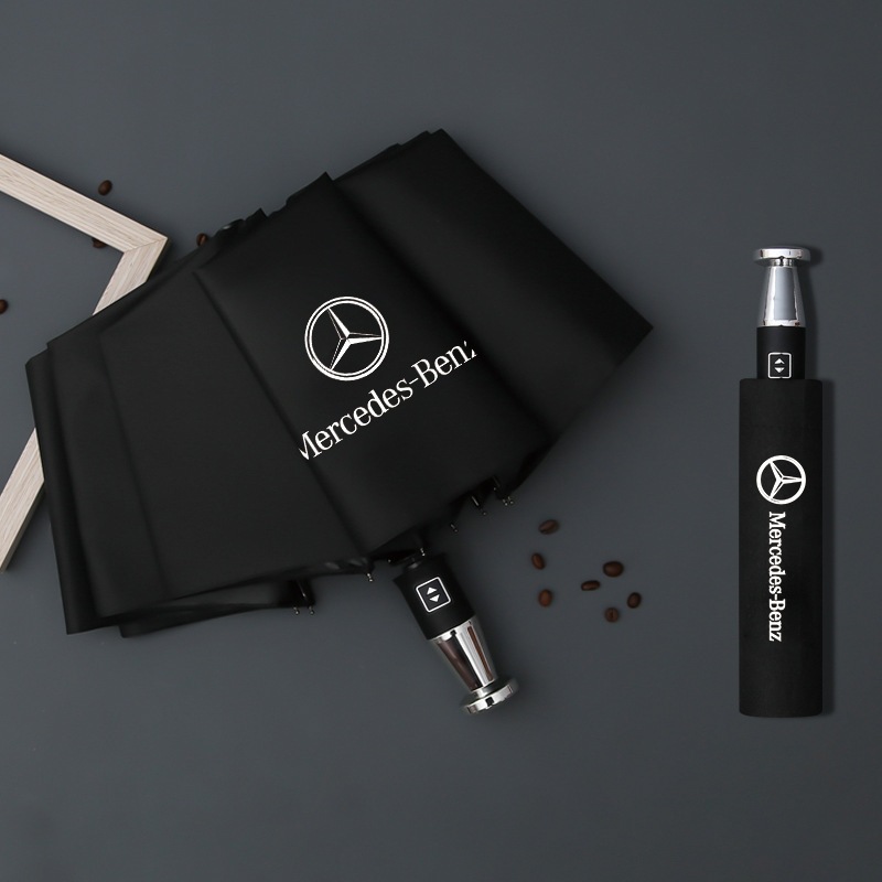สําหรับ Mercedes-Benz AMG รถกันลม UV ร่มกันฝนและกันแดด ม่านบังแดดแบบพับได้อัตโนมัติ