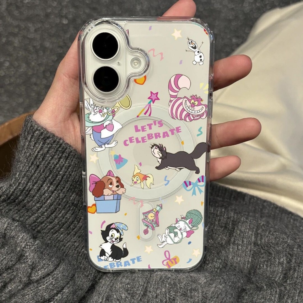 Circus รูปแบบสัตว์เคสโทรศัพท์สําหรับ iPhone 17promax 17pro 15pro 15promax 14 14promax 14pro 16 pro max 12 13 16 plus case