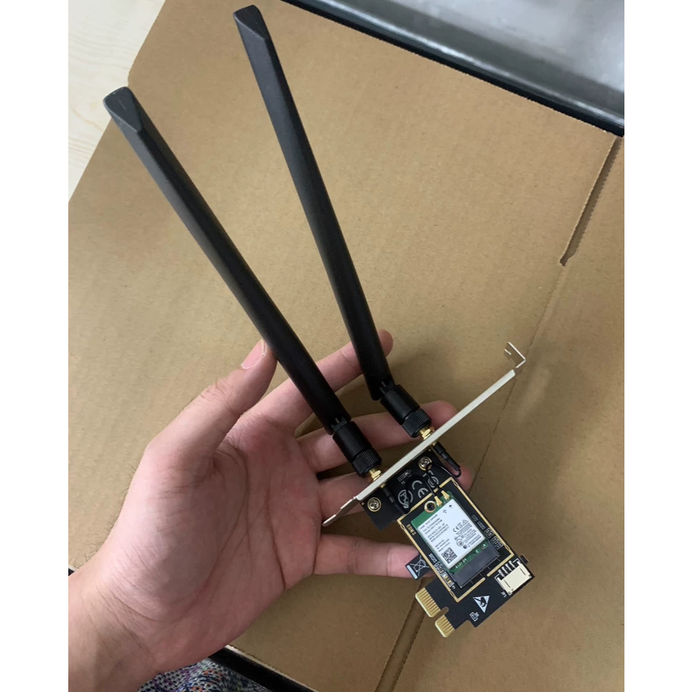 Intel/8260AC เดสก์ท็อปอะแดปเตอร์เครือข่ายไร้สาย Dual Band 5G 1200Mbps บลูทูธ 4.2 8260NGW Pro