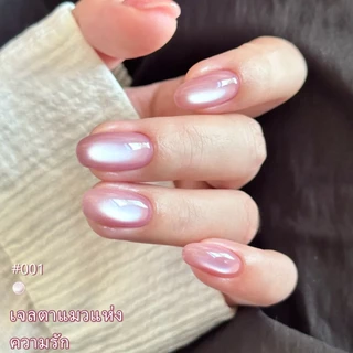 MORDDA-Rose Pink Cats Eye Gel ชุดยาทาเล็บ 6 สี Lasting Shining เหมาะสําหรับร้านทําเล็บ