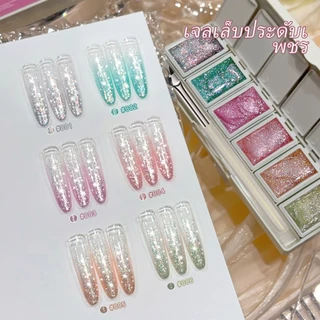 MORDDA ดยาทาเล็บเจลสะท้อนแสงสีเขียวอ่อนใหม่ของ เหมาะสำหรับการทำเล็บที่ร้านและทำ DIY ที่บ้าน