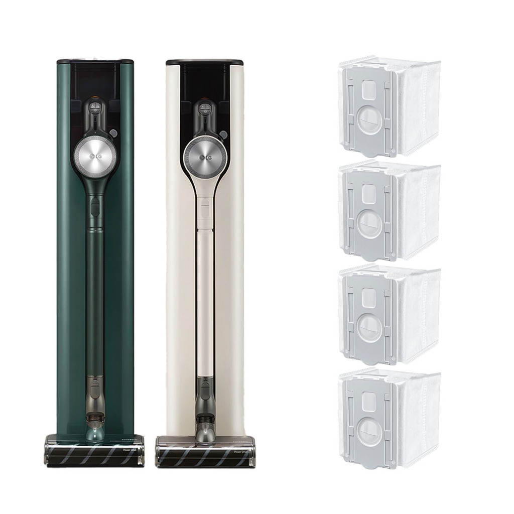 ถุงสูญญากาศทาวเวอร์ออลอินวัน LG CordZero 4 ชิ้นเปลี่ยน AGF78838451 และ AJL75313910